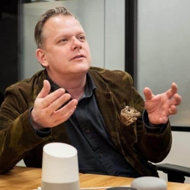 Podcast: De toekomst van Voice Technologie. Gast: Maarten Lens-FitzGerald